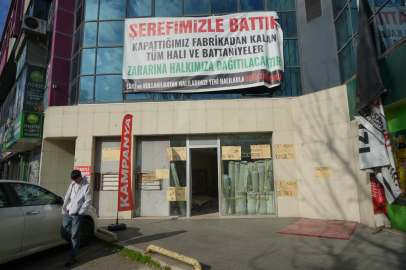 Kapanan fabrikanın ürünleri Bursa'da maliyetine satılıyor!