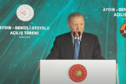 Cumhurbaşkanı Erdoğan Aydın-Denizli Otoyolu'nun açılışını yaptı: 2 saatlik yolculuk süresi 1 saatin altına iniyor