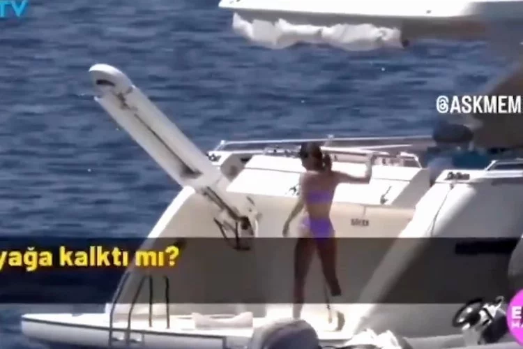 Beren Saat'i teknede görüntüleyen muhabir: Ben bu Beren’i yerim