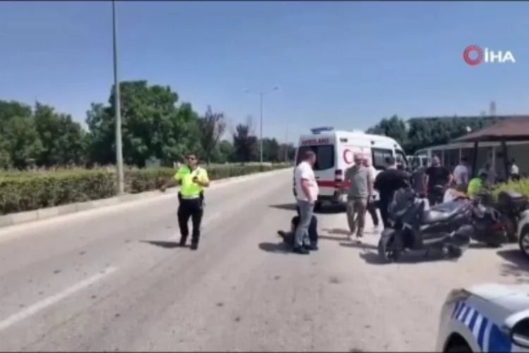 Bursa'da feci kaza! Motosikletler kafa kafaya çarpıştı