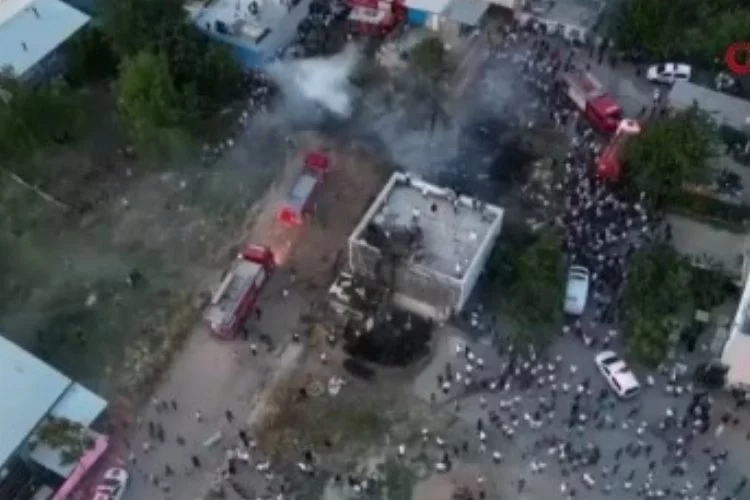 Bursa'da tüp patladı: Ortalık savaş alanına döndü
